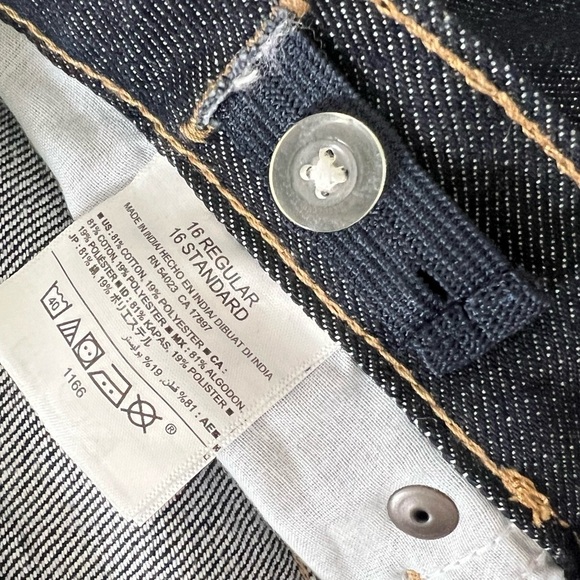 Old Navy Boys size 16 loose boot cut jeans adjustable waist - Picture 6 of 6